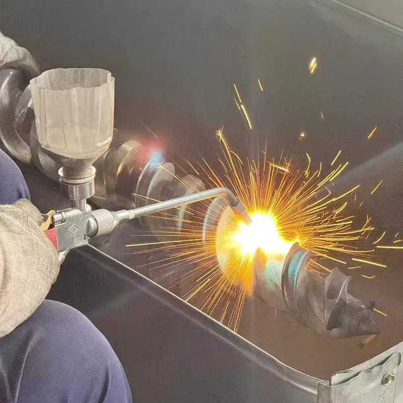 Bimetallic Conical Twin Screw